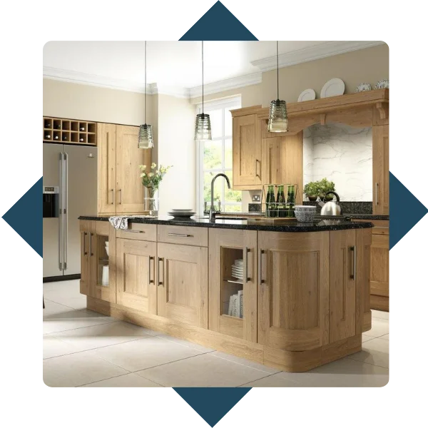 Solid Wood Kitchen furniture RAS al Khaimah