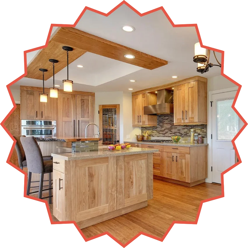 Wood Kitchen Design Dubai