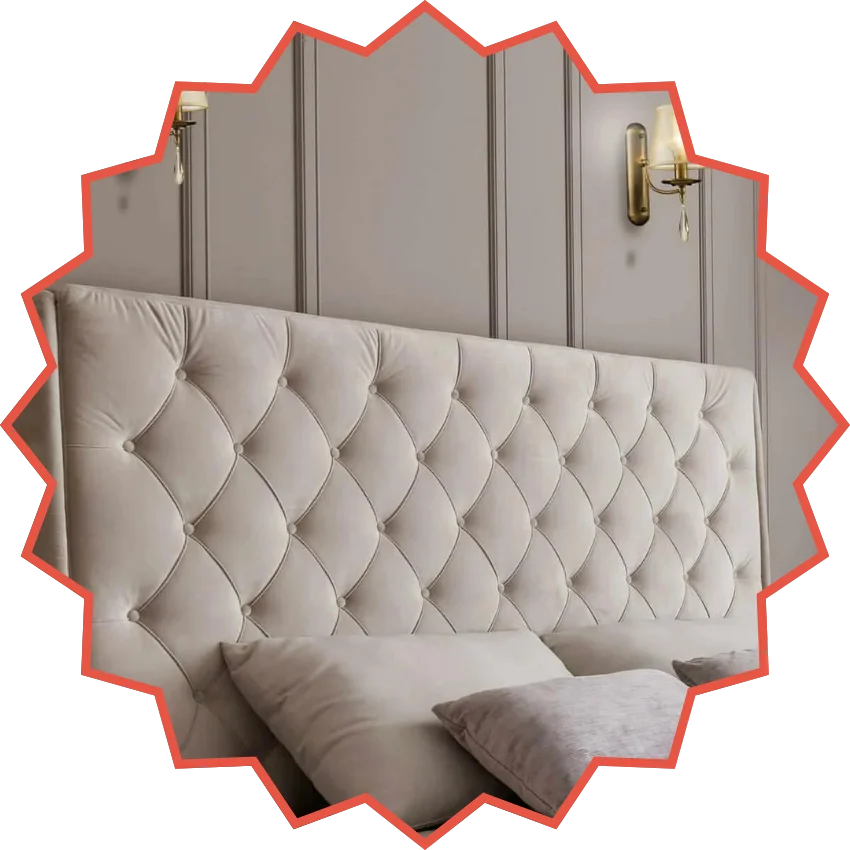 bed headboard design UAE