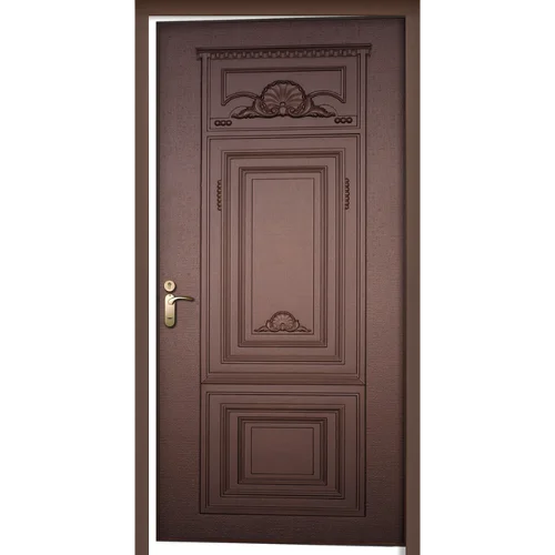Elegant wooden single door design