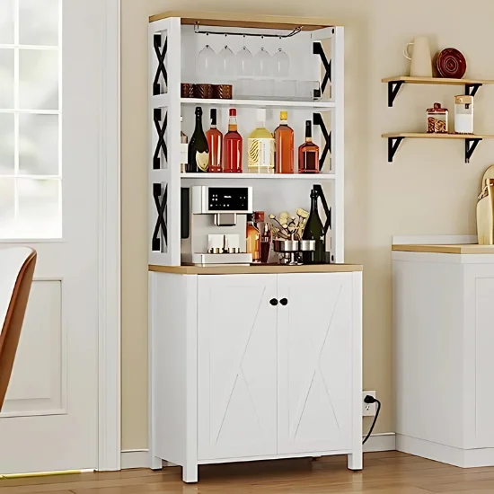 Modern Wooden Bar Cabinet Dubai
