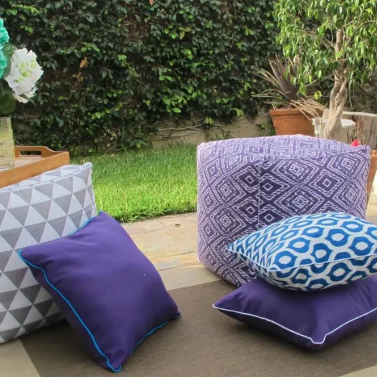 Custom outdoor cushions for patio