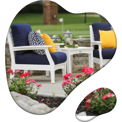 Comfortable patio chair cushion