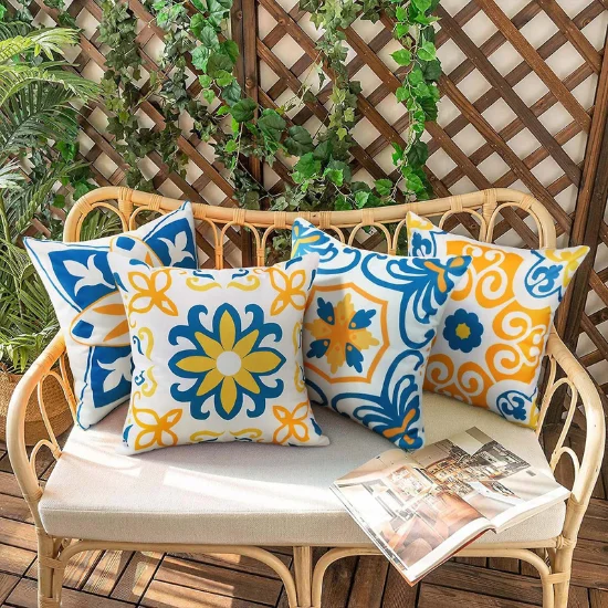 Durable waterproof outdoor cushions