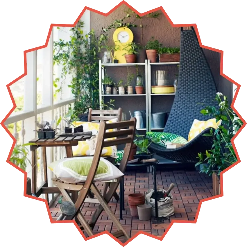 Balcony Furniture Set Dubai – Modern Outdoor Seating