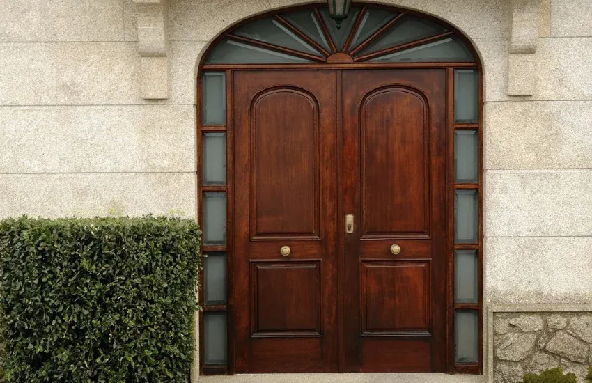 Custom handmade wood doors China RAK