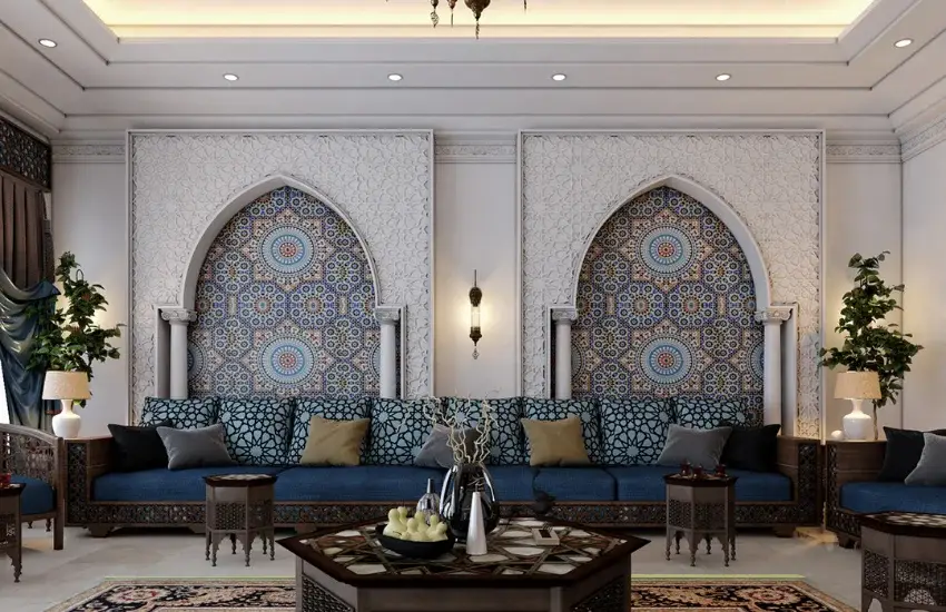 Majlis furniture layout planning ideas